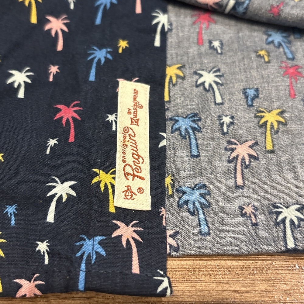 Penguin Button Up Shirt Palm Trees Heritage Slim Fit Short Sleeve Mens‎ Medium - Picture 3 of 10